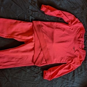 Hot pink Nike sweatsuit, size 24 months